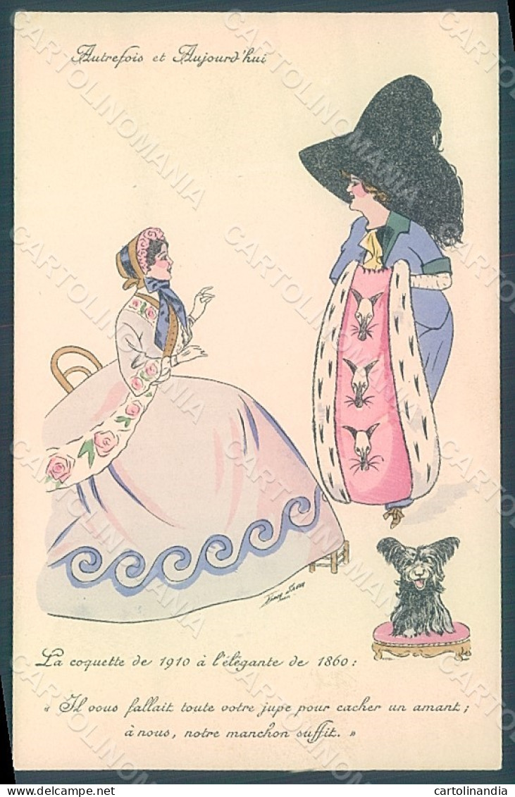 Artist Signed Sager X. Lady Fashion Skye Terrier Dog Serie 4302 Postcard HR2543 - Andere & Zonder Classificatie