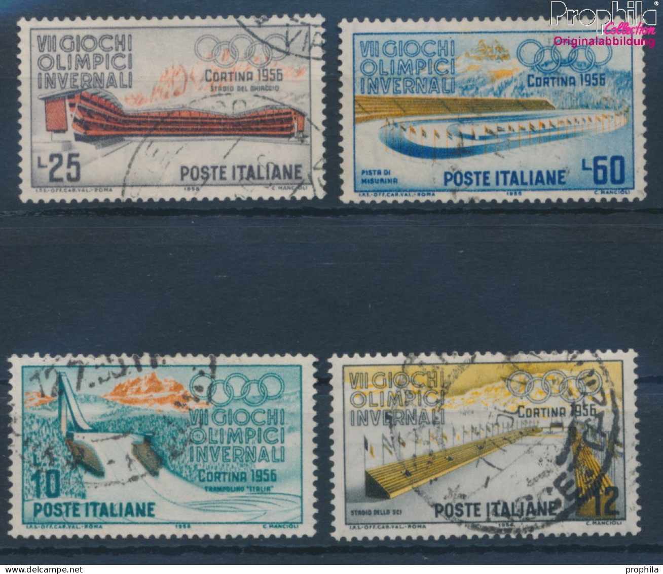 Italien 958-961 (kompl.Ausg.) Gestempelt 1956 Olympische Winterspiele (10355735 - 1946-60: Used