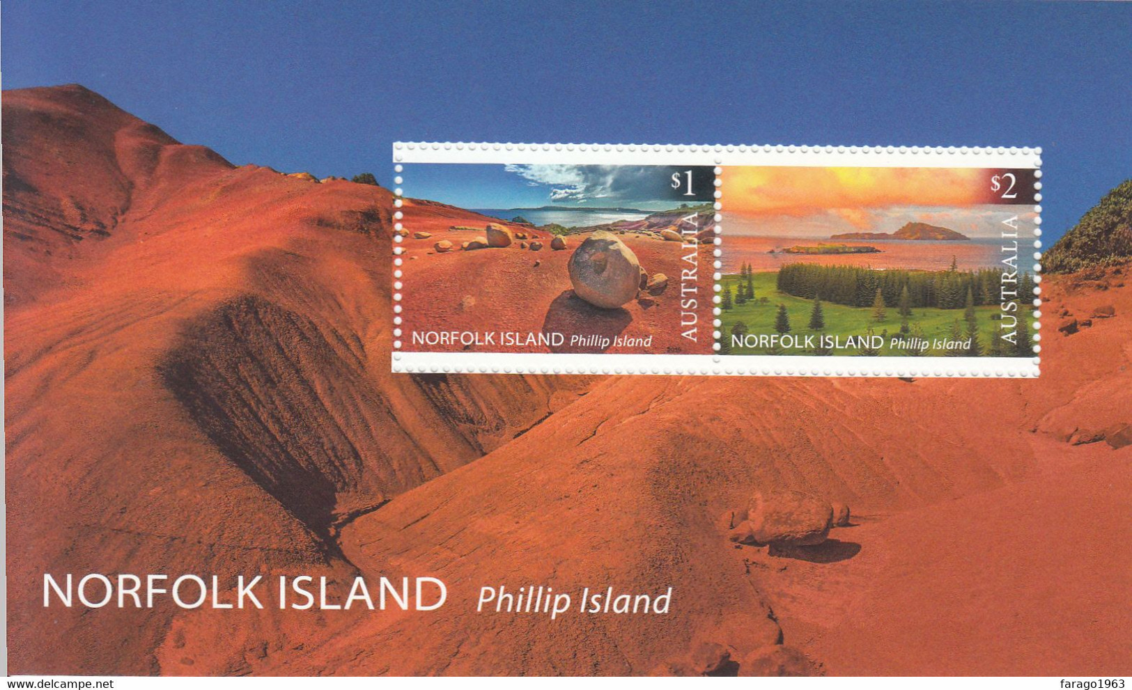 2019 Norfolk Island Phillip Island Souvenir Sheet  MNH - Isla Norfolk