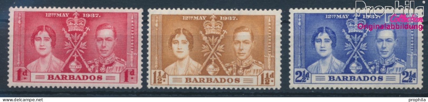 Barbados Postfrisch Krönung 1937 Krönung  (10364271 - Barbades (...-1966)