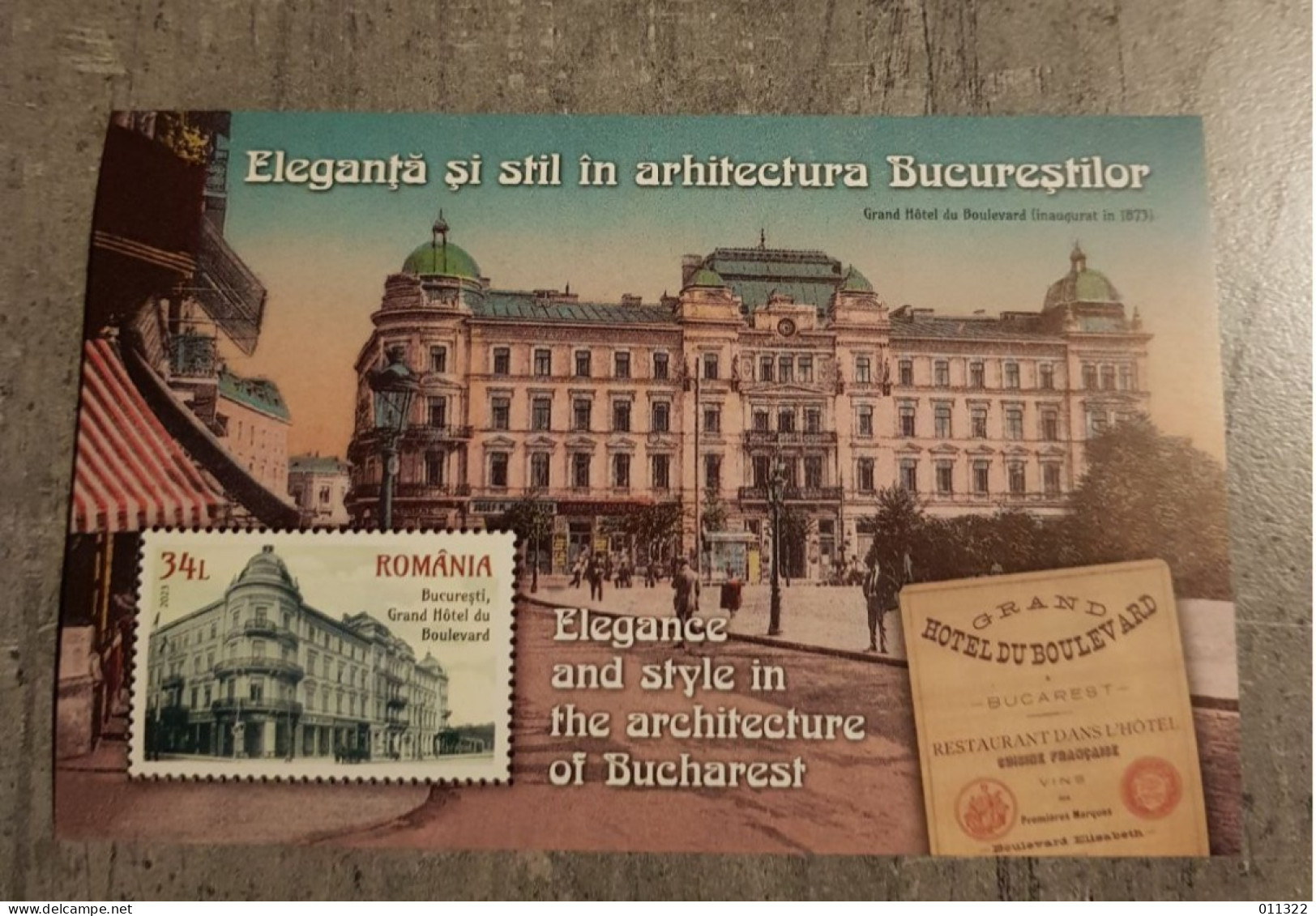 ROMANIA ELEGANCE AND STYLE IN THE ARCHITECTURE OF BUCHAREST MINIATURE SHEETS MNH - Unused Stamps