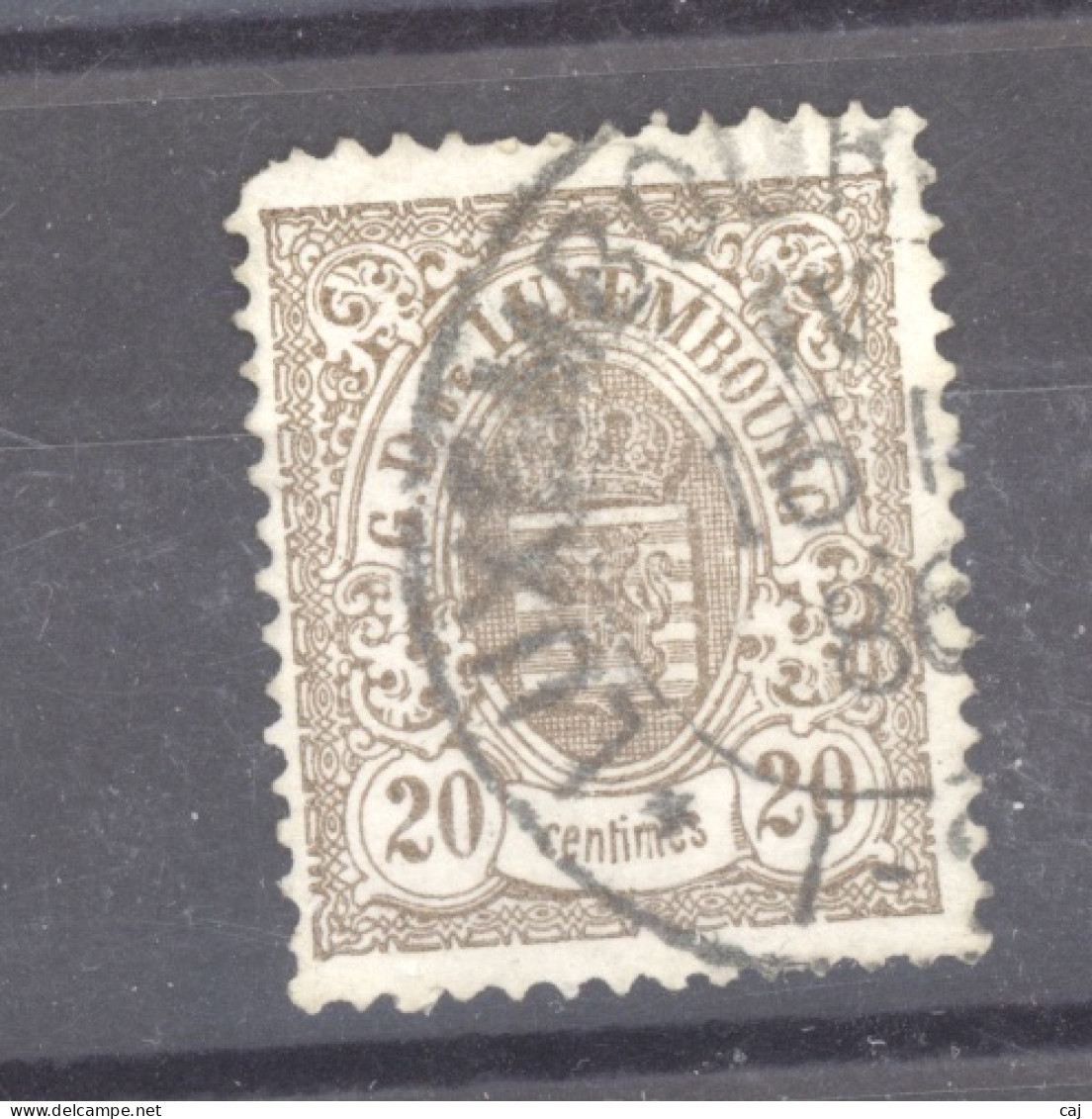 Luxembourg  :  Mi  42A  (o)  Dentelé 13 ½ - 1859-1880 Wappen & Heraldik