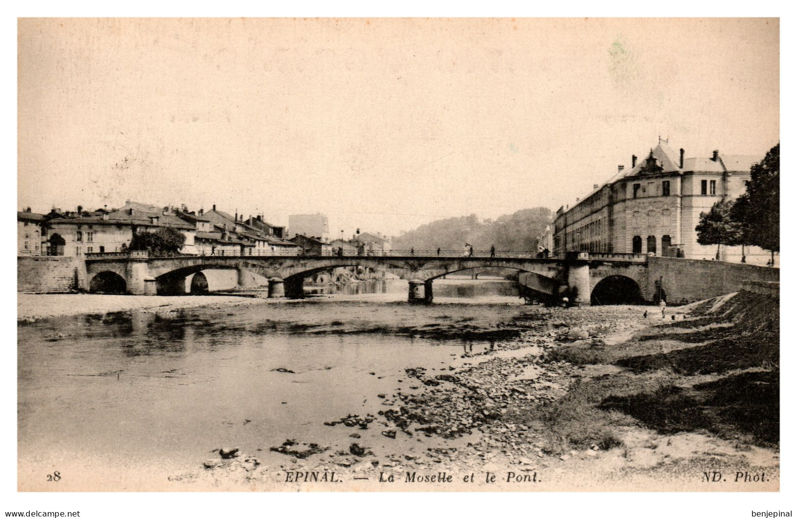 Epinal - La Moselle Et Le Pont - Epinal