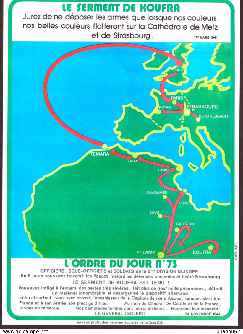 Carte 1974 LIBERATION DE STRASBOURG 30 ° ANNIVERSAIRE - Ohne Zuordnung
