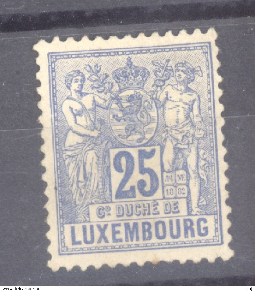 Luxembourg  :  Mi  52D   (*)  Dentelé 12 ½ - 1882 Allegorie