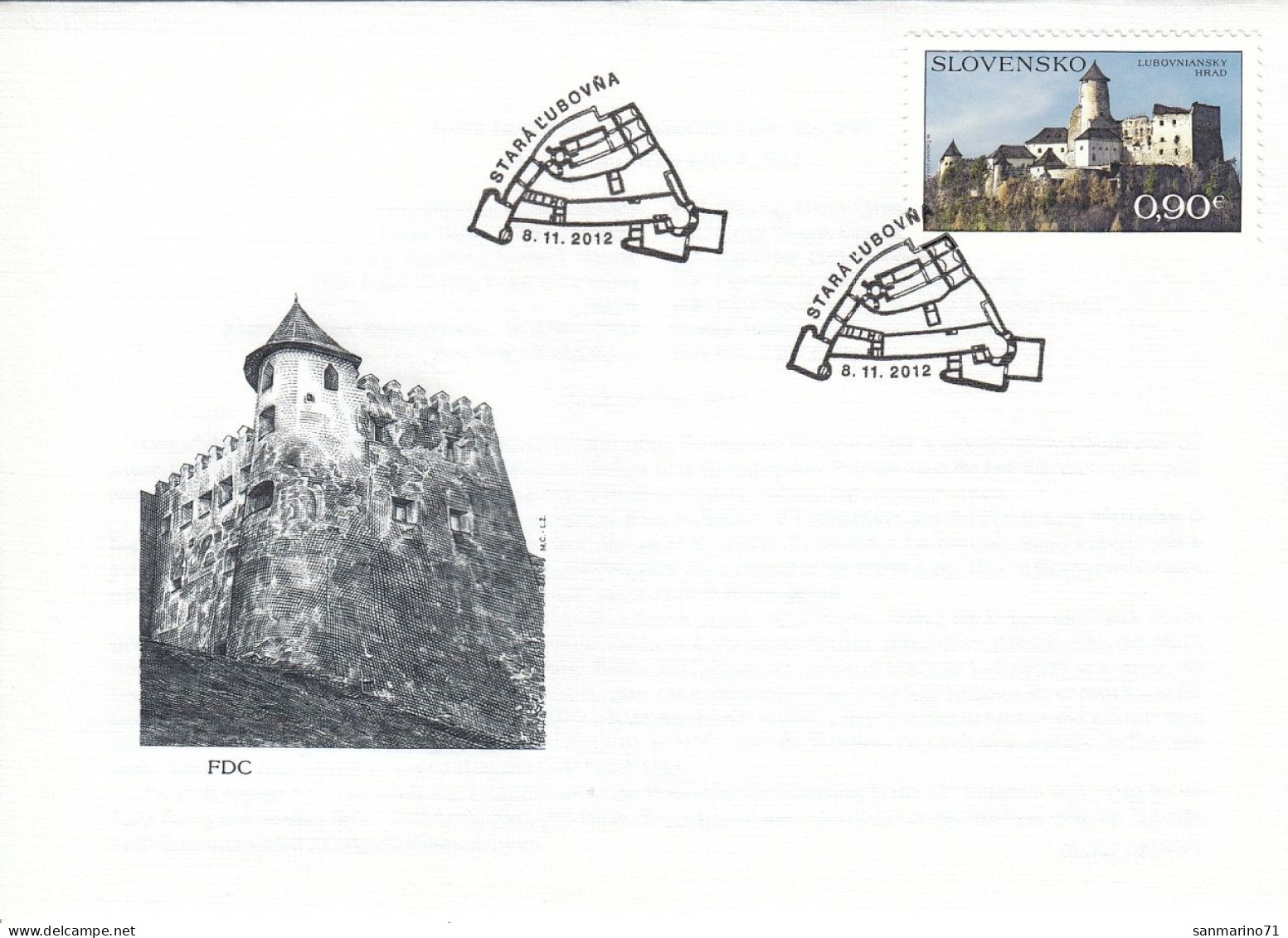 FDC SLOVAKIA 693 - FDC