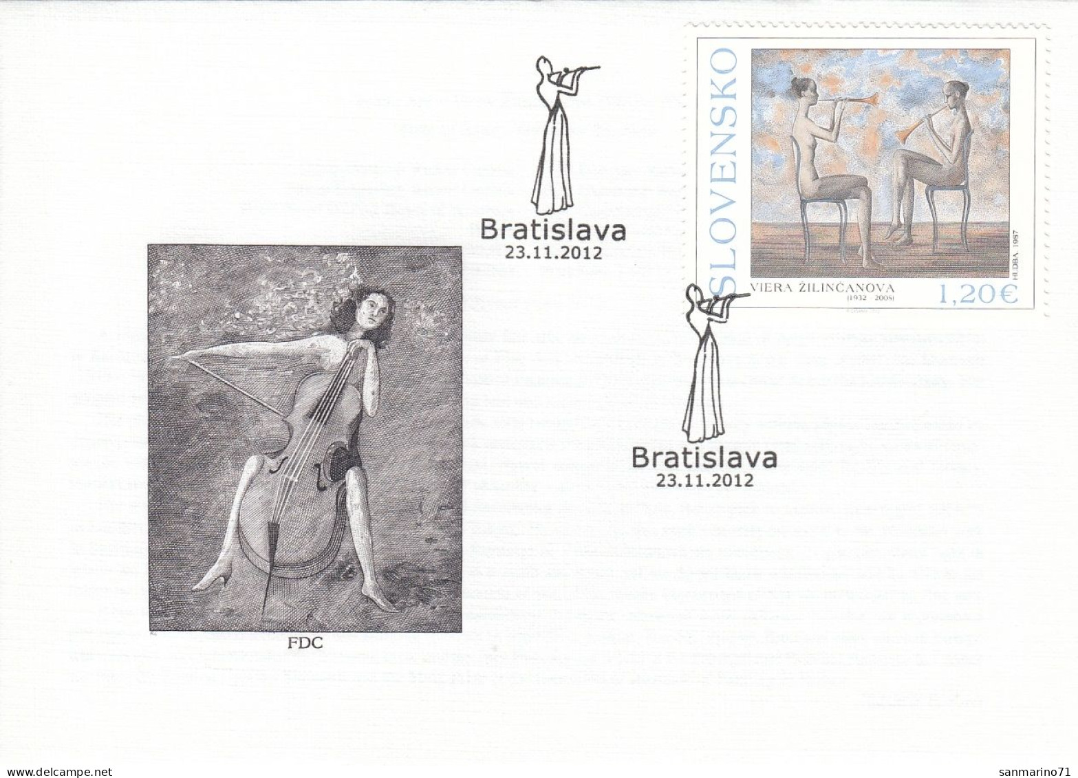 FDC SLOVAKIA 696 - FDC