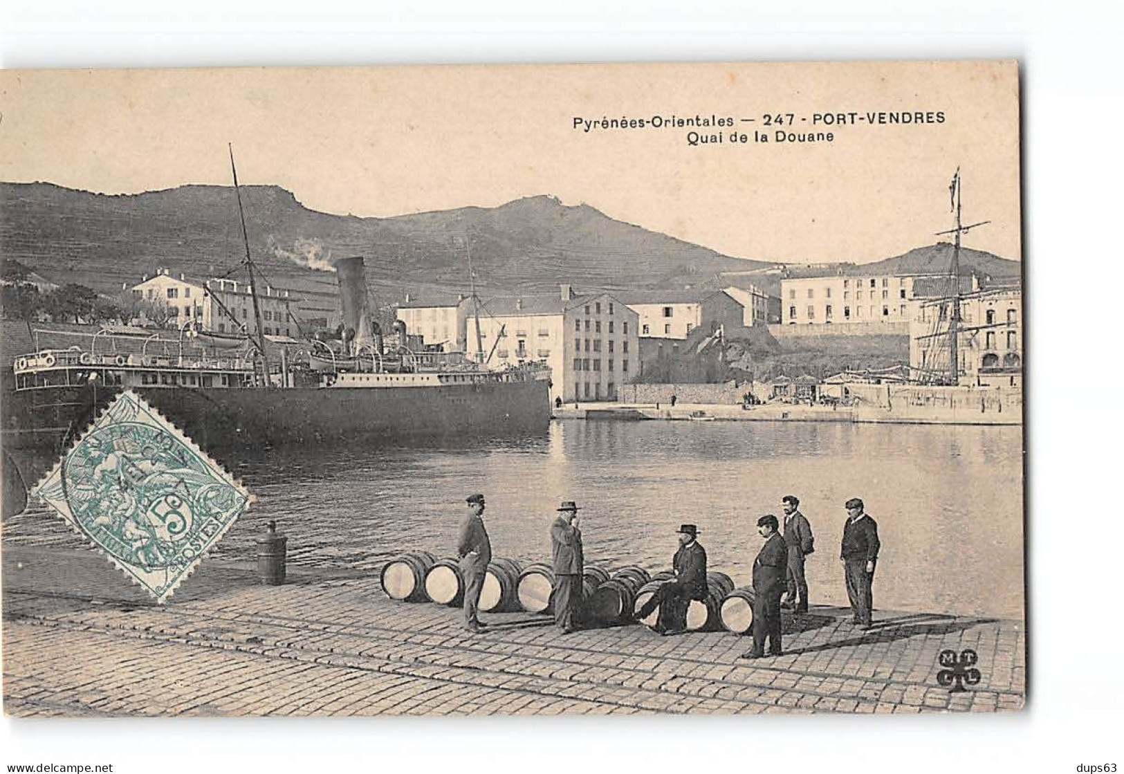 PORT VENDRES - Quai De La Douane - Très Bon état - Port Vendres