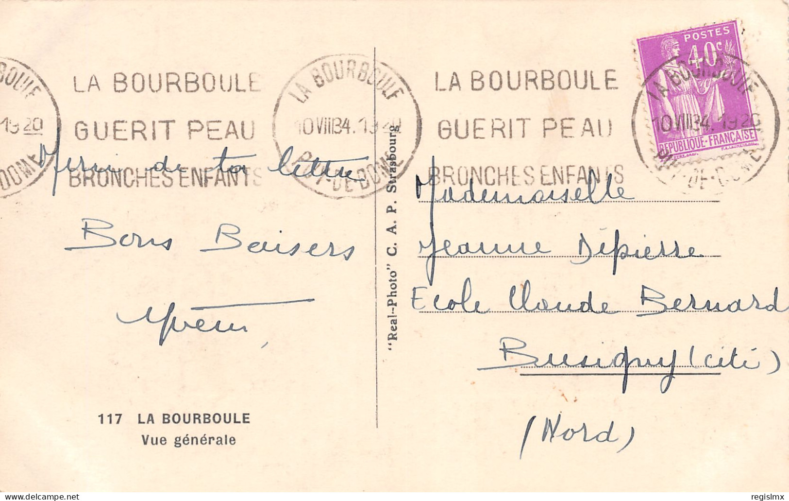 63-LA BOURBOULE-N°T1134-B/0065 - La Bourboule