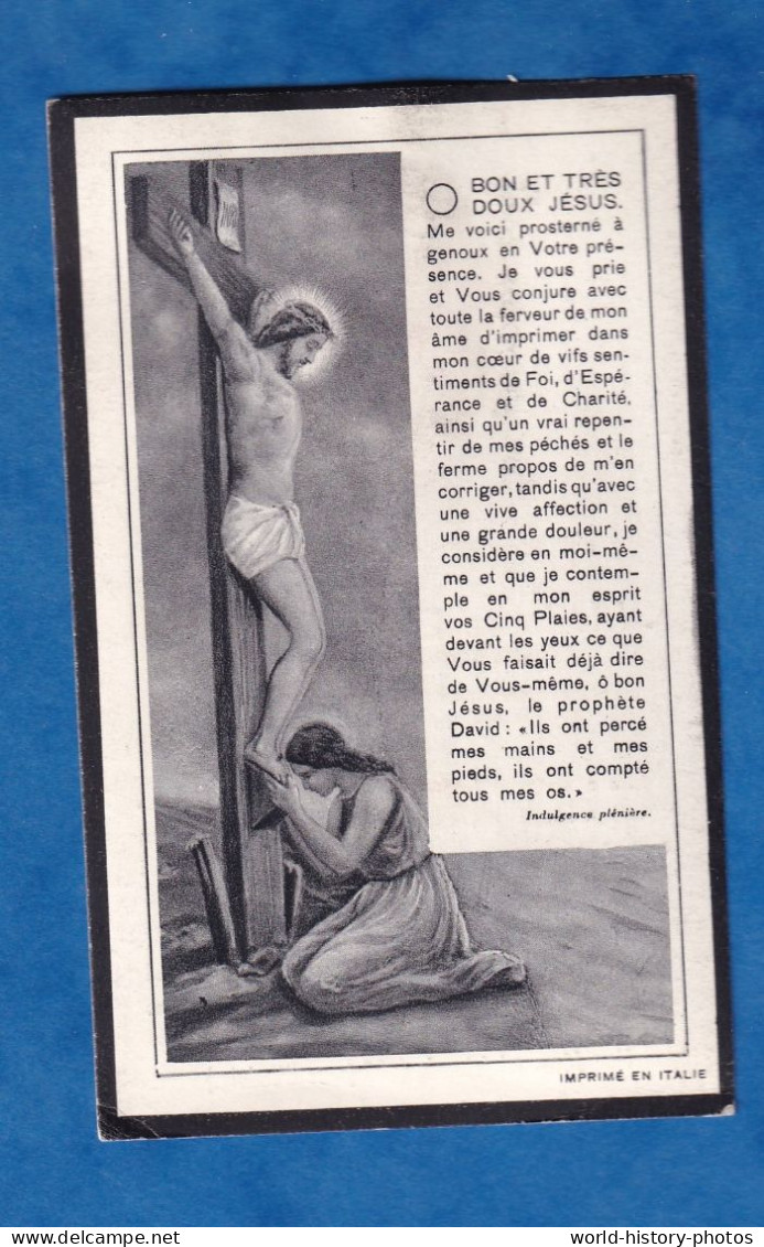 Faire Part De Décés - Edith LEFEBVRE épouse D' Emile LANGE - Morte Le 10 Octobre 1960 à 67 Ans - Obituary Notices