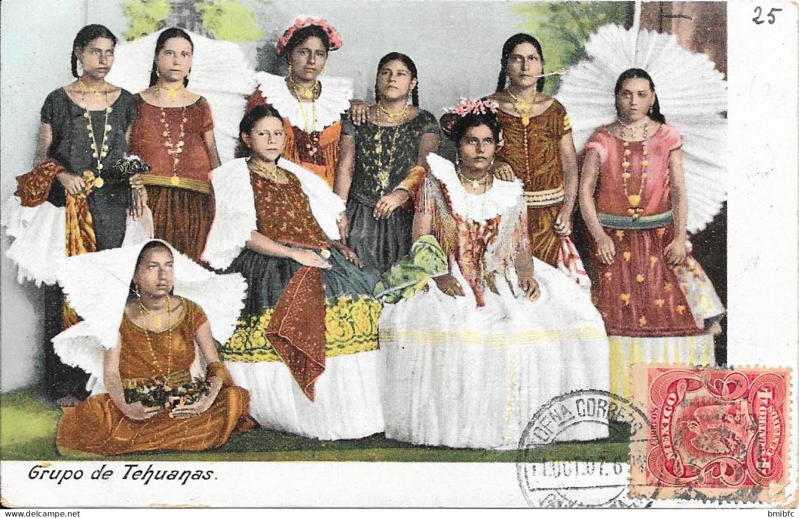 1907 - Grupo De Tehuanas - Mexico