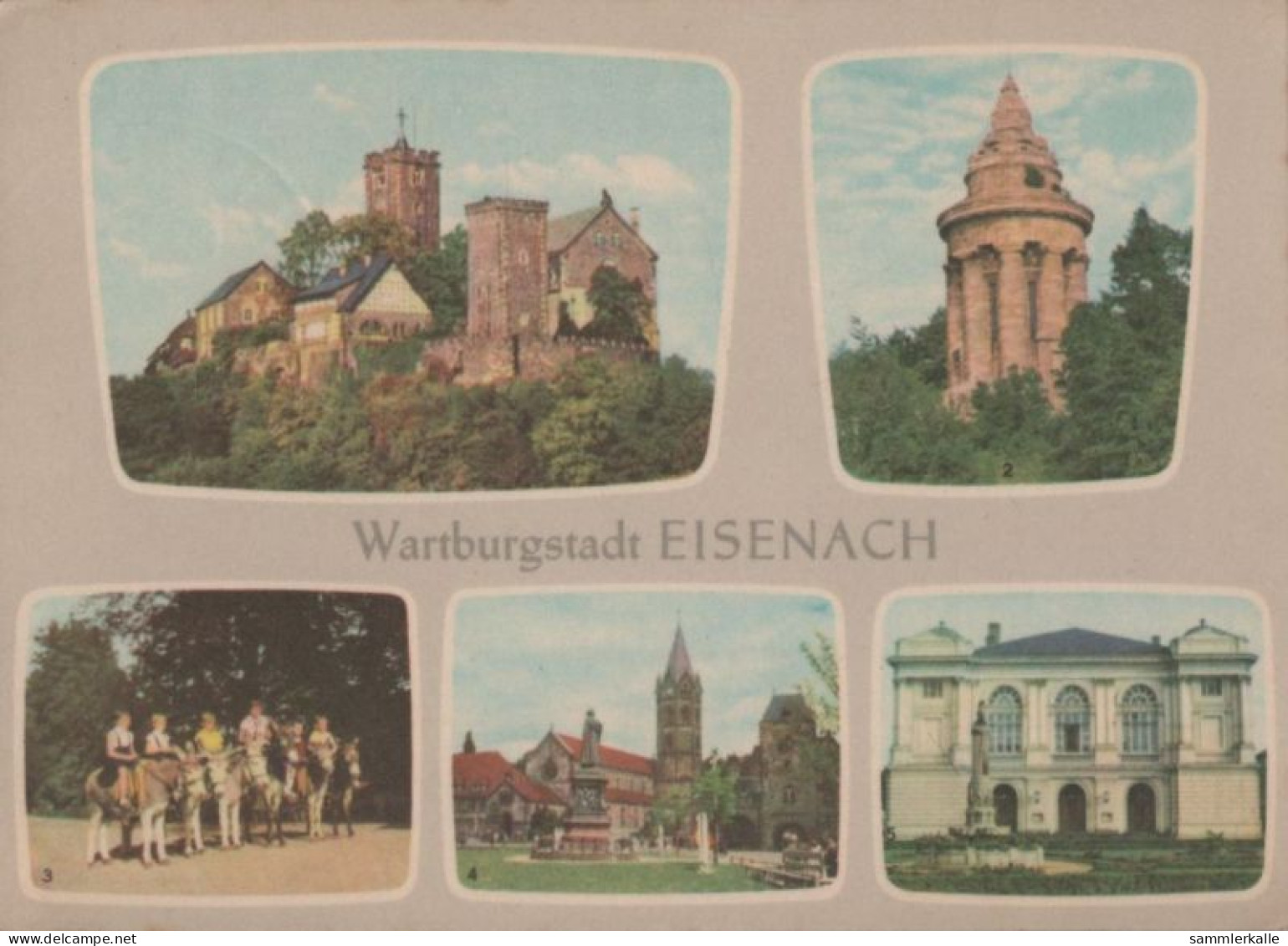 37005 - Eisenach - U.a. Burschenschaftsdenkmal - 1968 - Eisenach