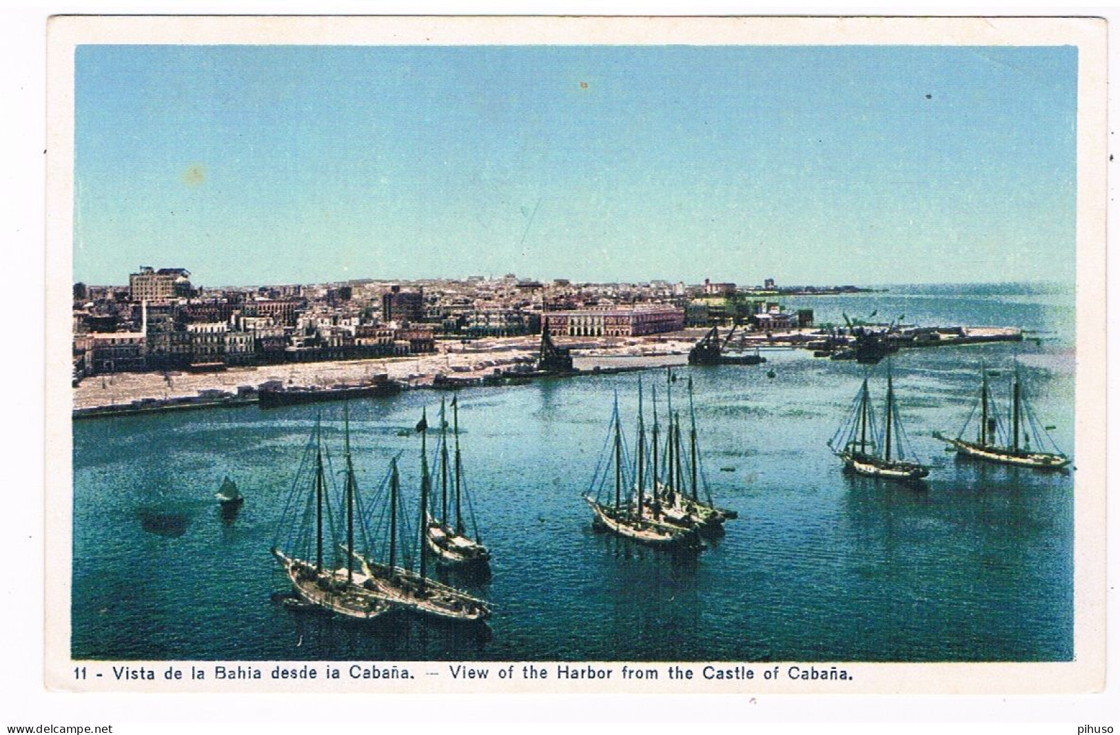 AM-316  HAVANA : Vista De La Bahia Desde La Cabana - Kuba