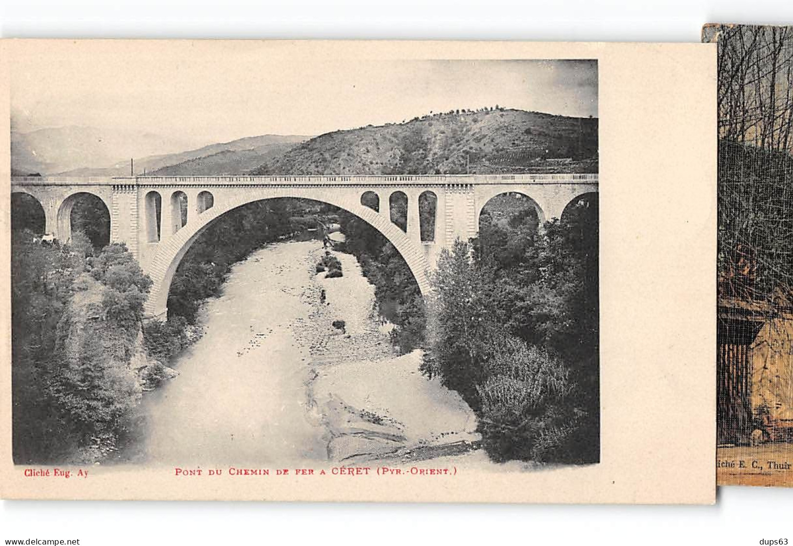 Pont Du Chemin De Fer à CERET - Très Bon état - Otros & Sin Clasificación