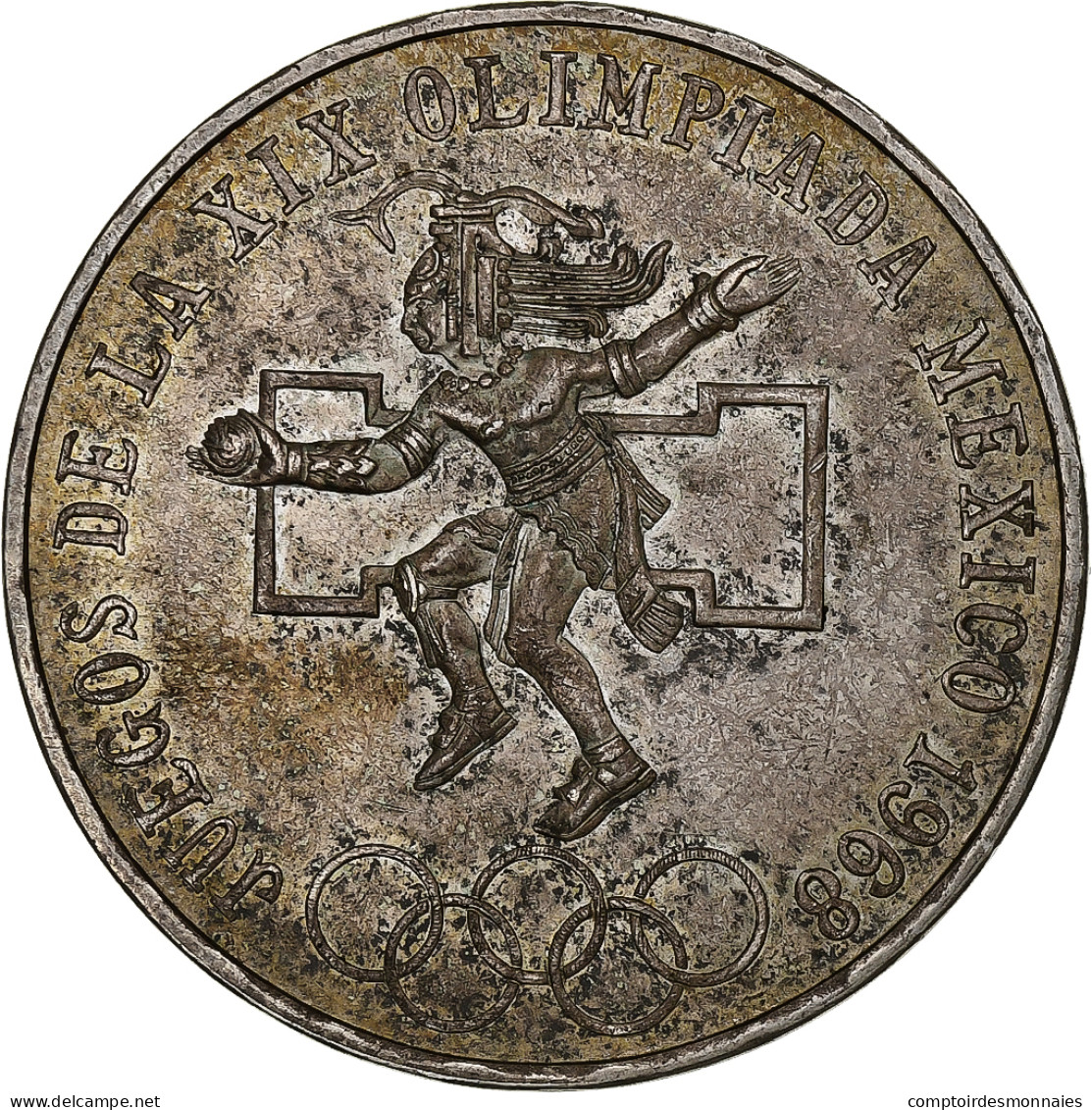 Mexique, 25 Pesos, 1968, Mexico, Argent, TTB+, KM:479.1 - Mexique