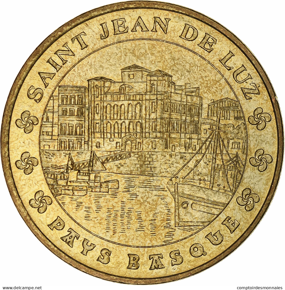 France, Jeton Touristique, Saint-Jean-de-Luz, 2005, MDP, Or Nordique, SPL - Autres & Non Classés