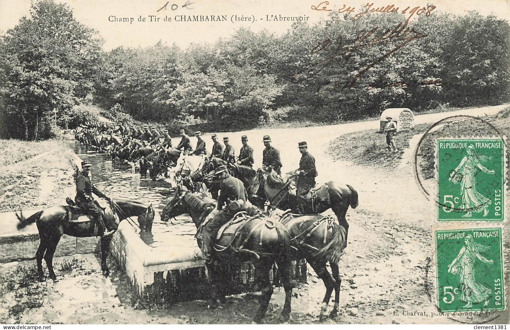 Militaria Isere Viriville Camp De Chambaran Champ De Tir L'abreuvoir - Barracks