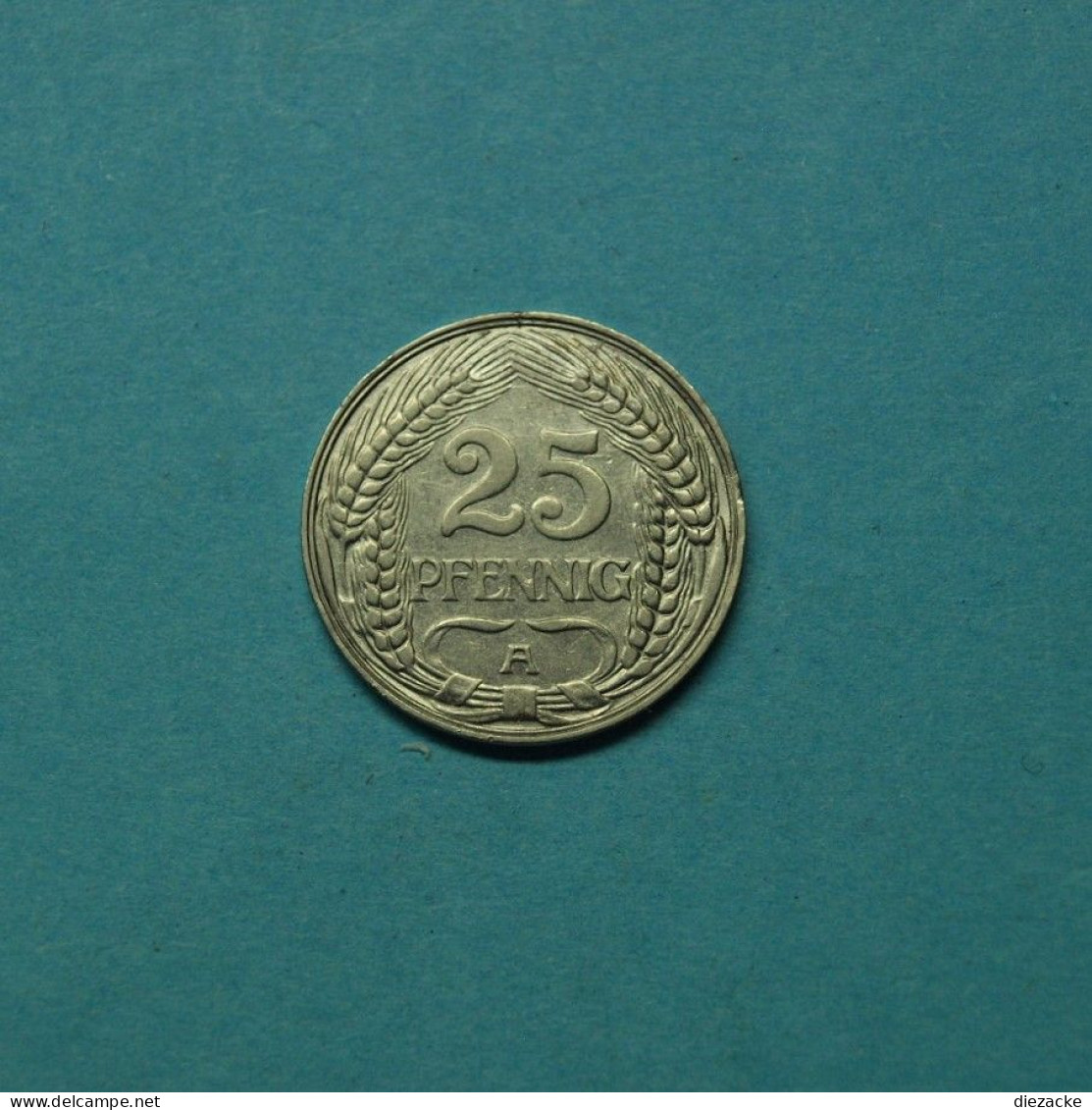 Kaiserreich 1909 A 25 Pfennig (M5209 - Other & Unclassified