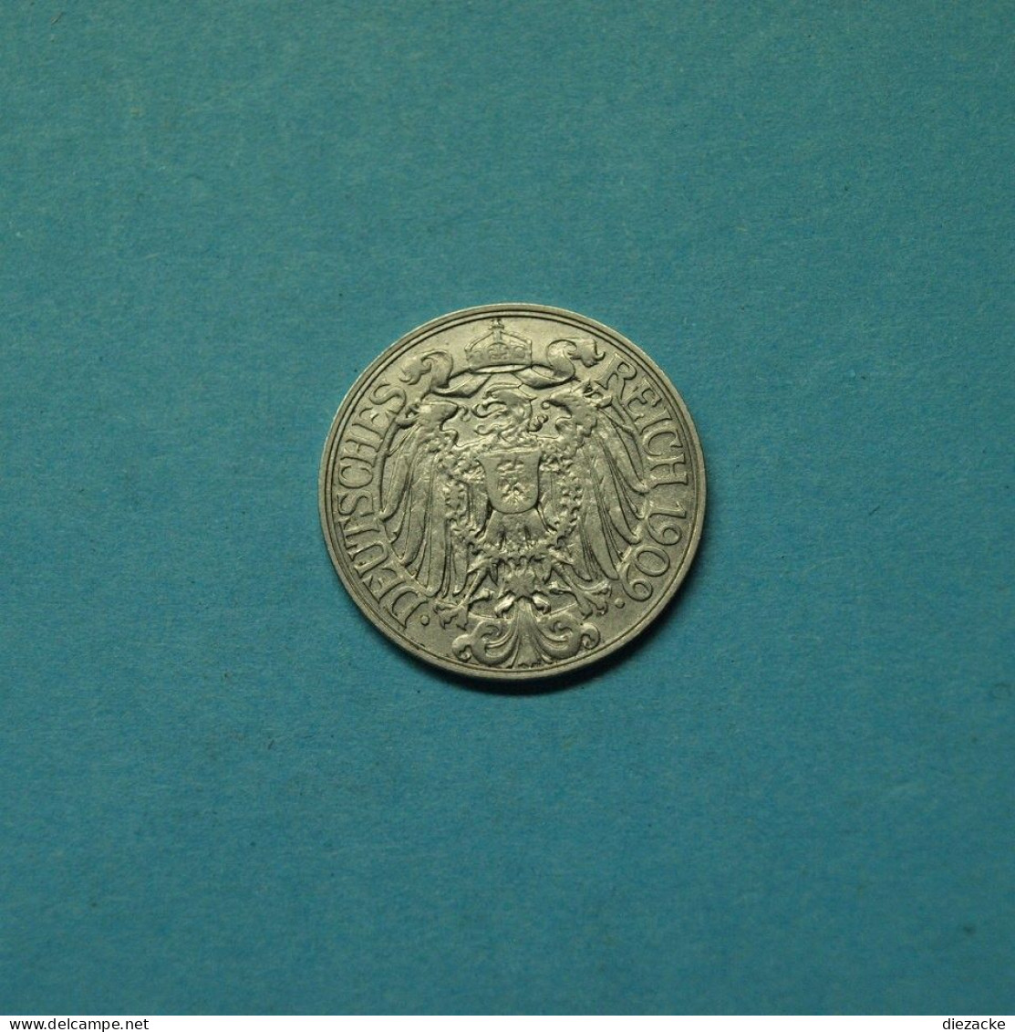 Kaiserreich 1909 D 25 Pfennig (M5211 - Other & Unclassified