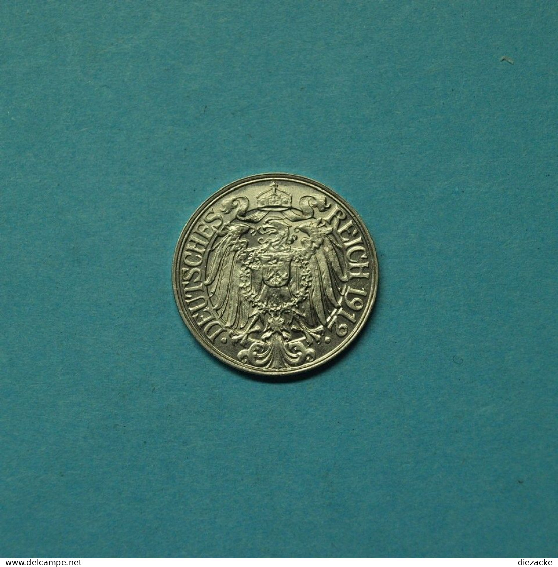 Kaiserreich 1912 D 25 Pfennig (M5207 - Other & Unclassified