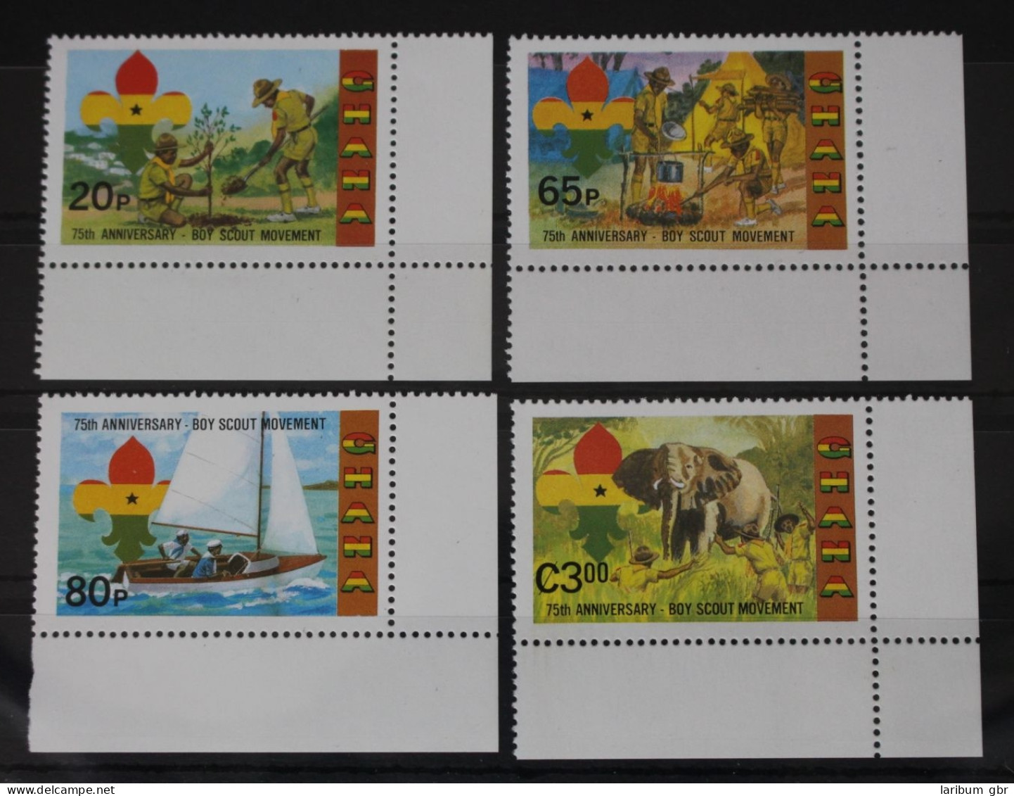 Ghana 940-943 Postfrisch Pfadfinder #WS170 - Ghana (1957-...)