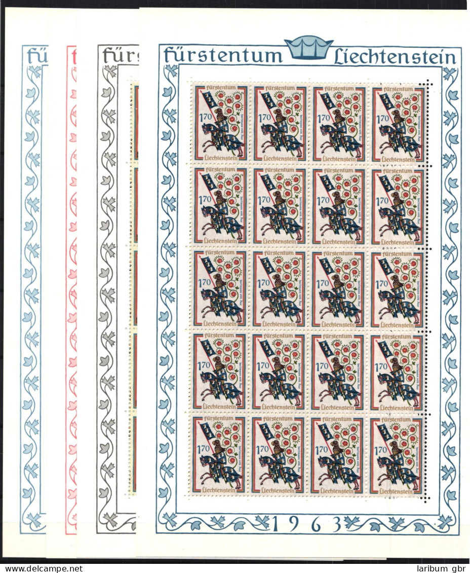 Liechtenstein 433-436 Postfrisch Als Kleinbogen #JI655 - Sonstige & Ohne Zuordnung