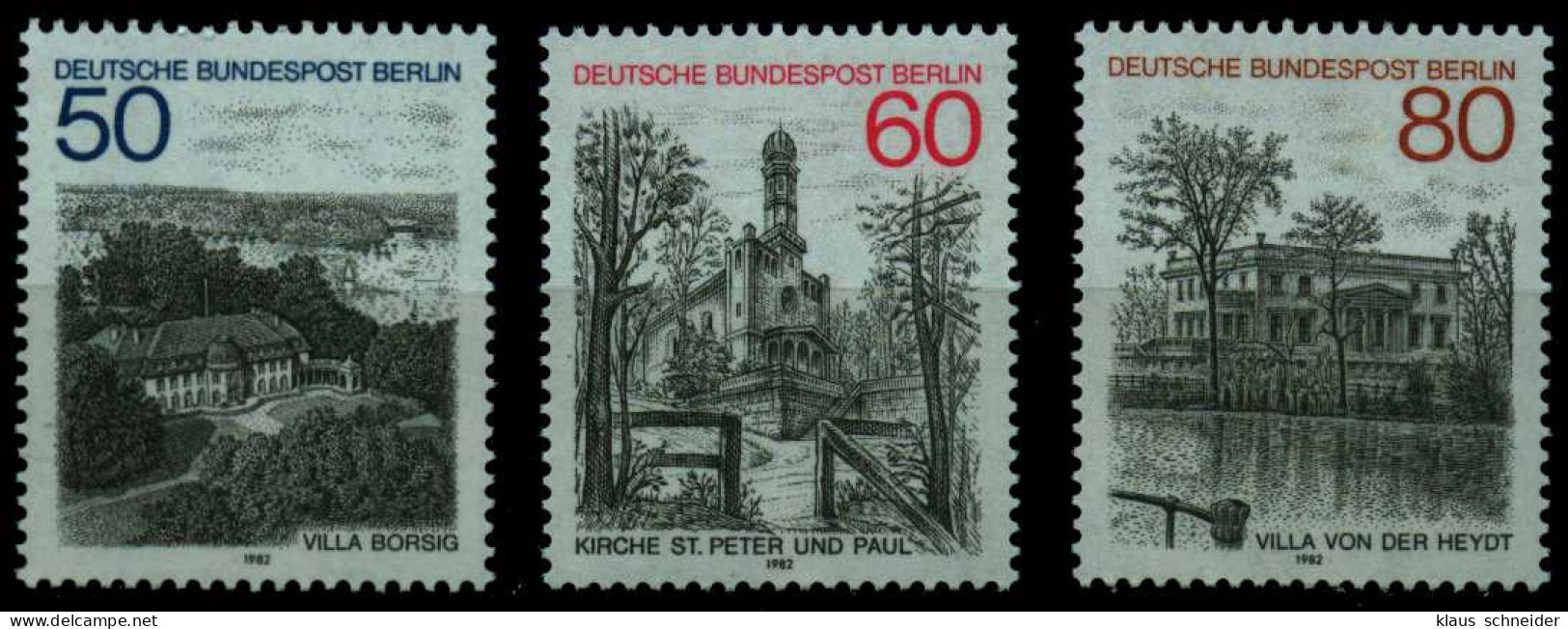 BERLIN 1982 Nr 685-687 Postfrisch X1480D6 - Unused Stamps