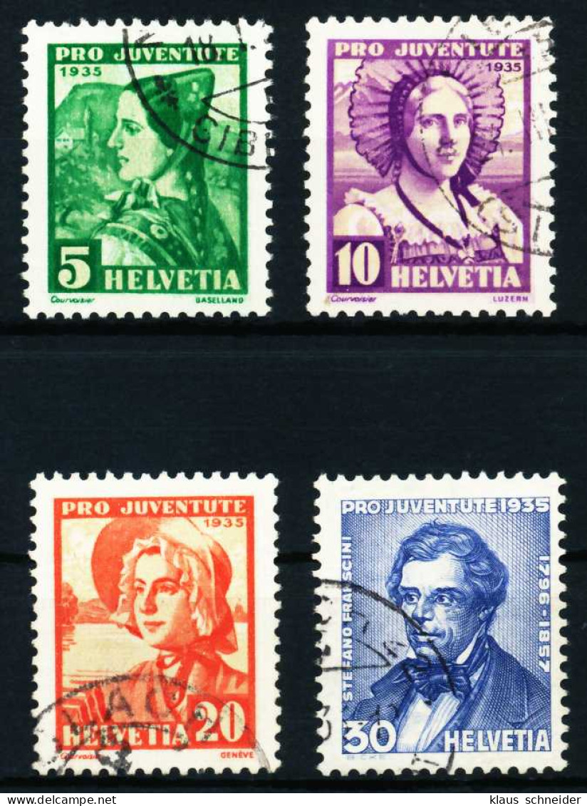 SCHWEIZ PRO JUVENTUTE Nr 287-290 Gestempelt X4C9806 - Used Stamps