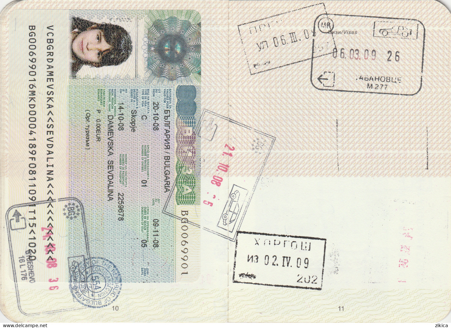 Passeport,passport, pasaporte, reisepass,Republic of Macedonia,visas