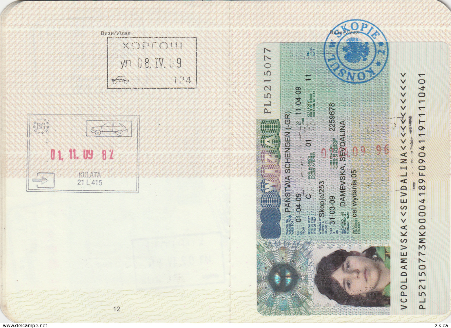 Passeport,passport, pasaporte, reisepass,Republic of Macedonia,visas