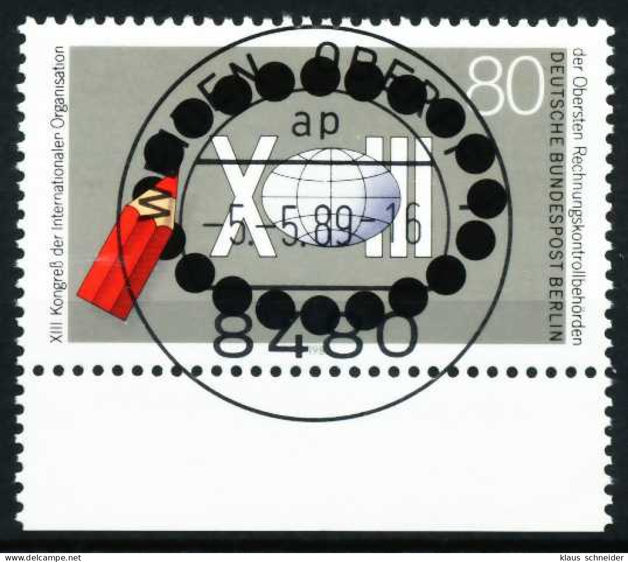 BERLIN 1989 Nr 843 Zentrisch Gestempelt URA X629FBA - Oblitérés