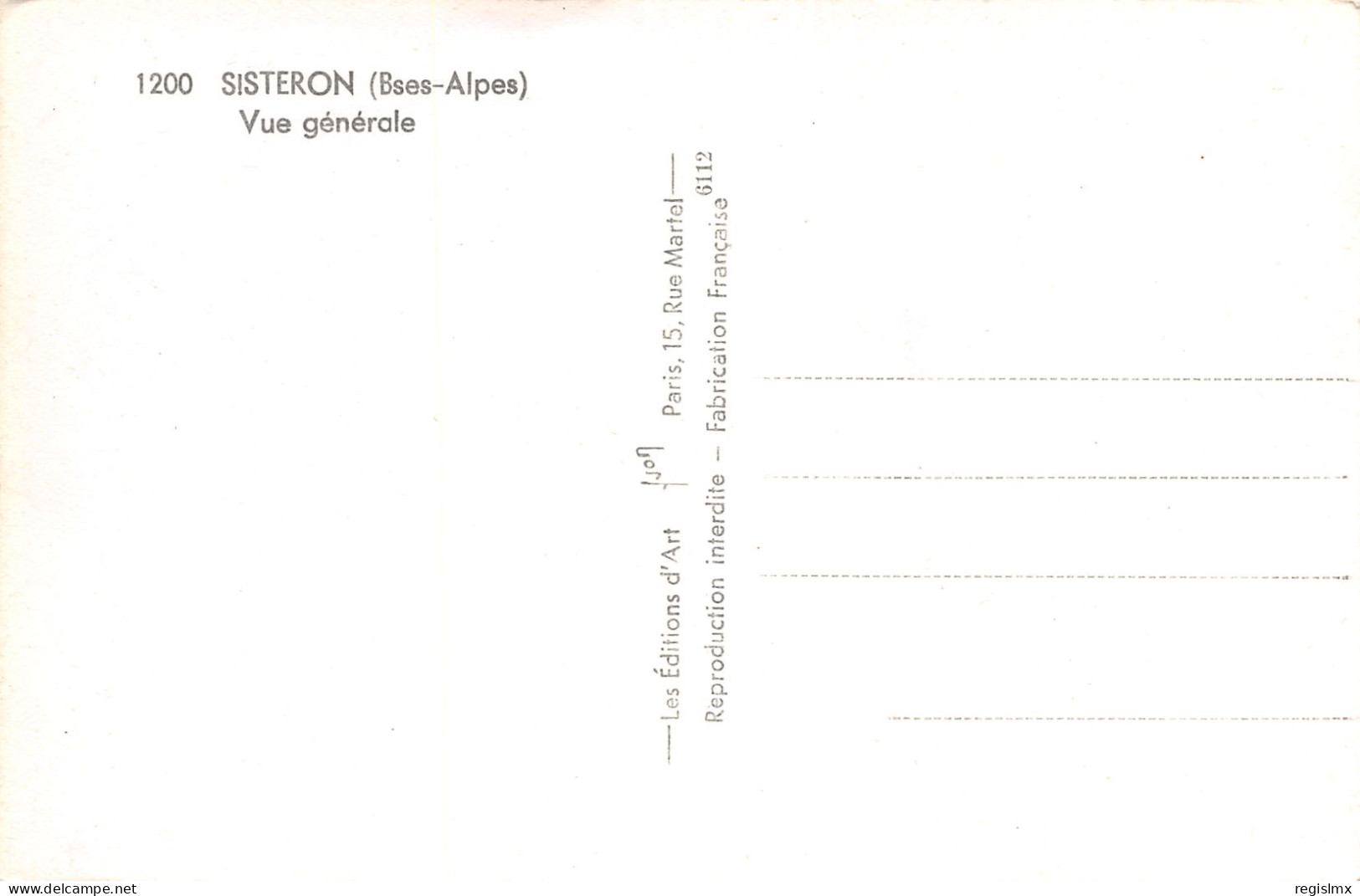 04-SISTERON-N°T1140-C/0227 - Sisteron