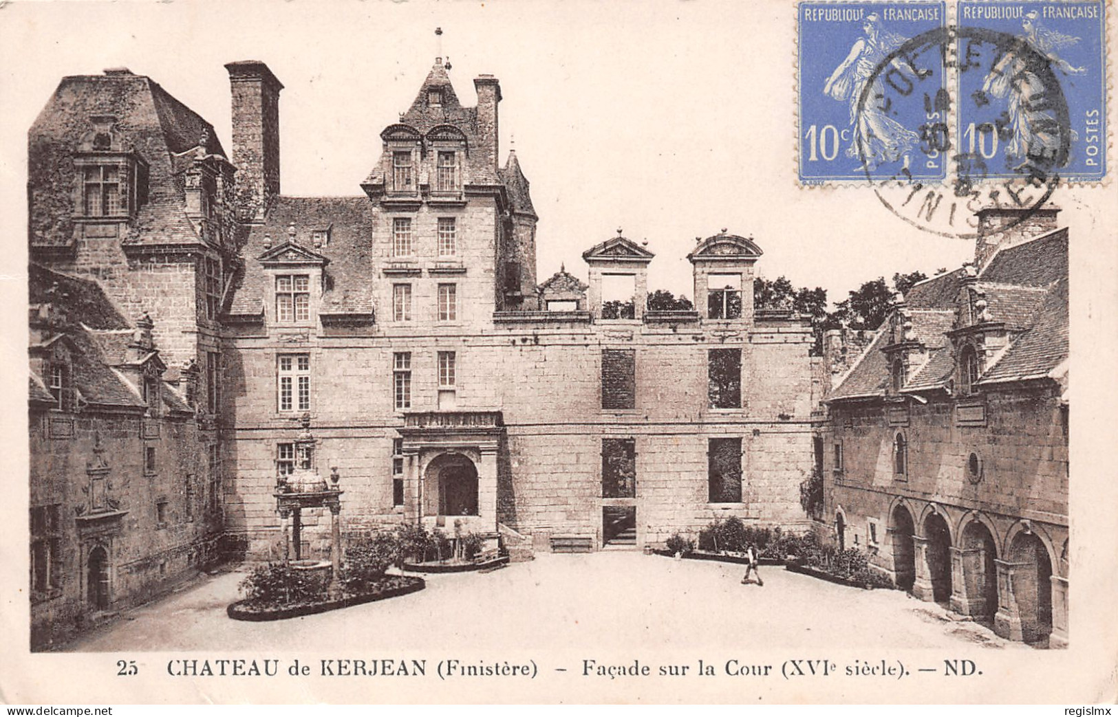 29-SAINT VOUGAY CHATEAU DE KERJEAN-N°T1140-G/0323 - Saint-Vougay