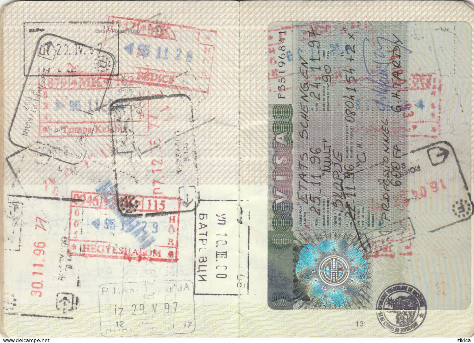 Passeport,passport, pasaporte, reisepass,Republic of Macedonia,visas