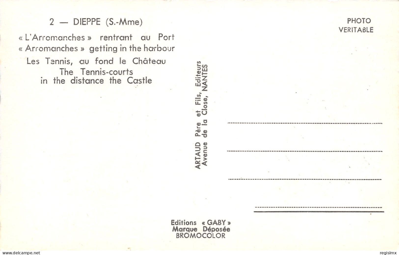 76-DIEPPE-N°T1141-H/0323 - Dieppe