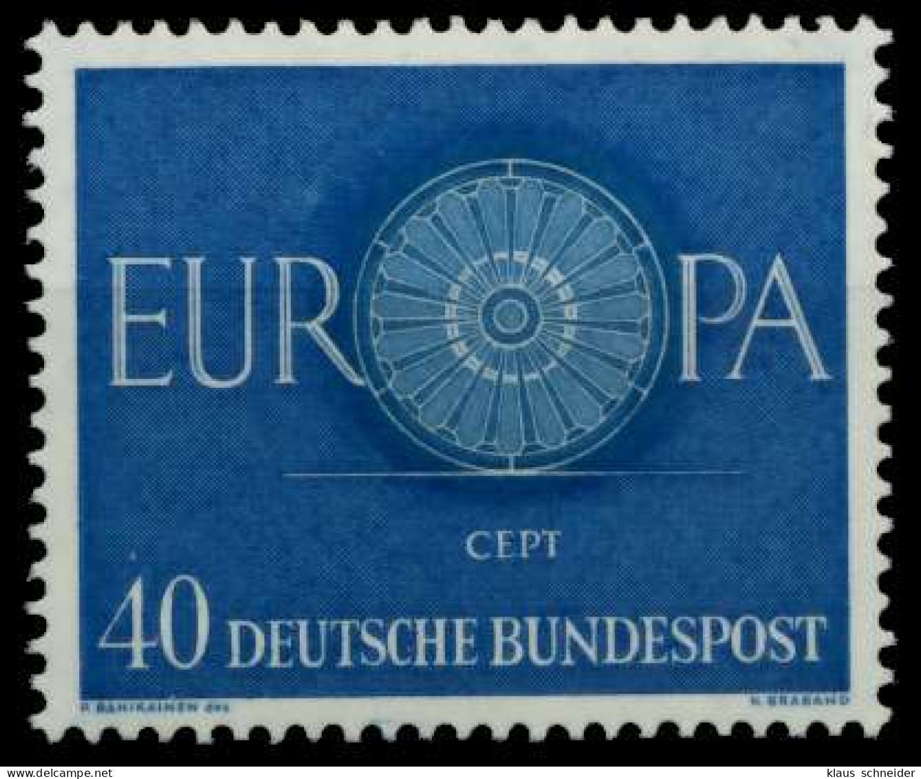 BRD BUND 1960 Nr 339 Postfrisch S02A69A - Neufs