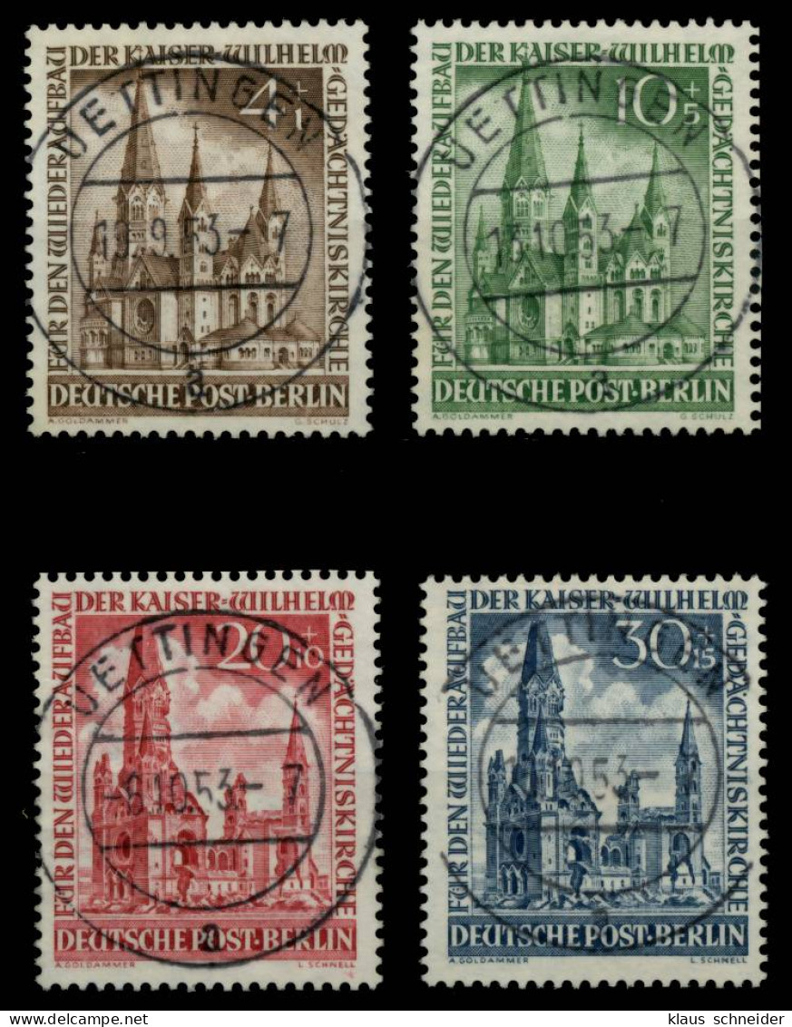 BERLIN 1953 Nr 106-109 Zentrisch Gestempelt X6A9092 - Used Stamps