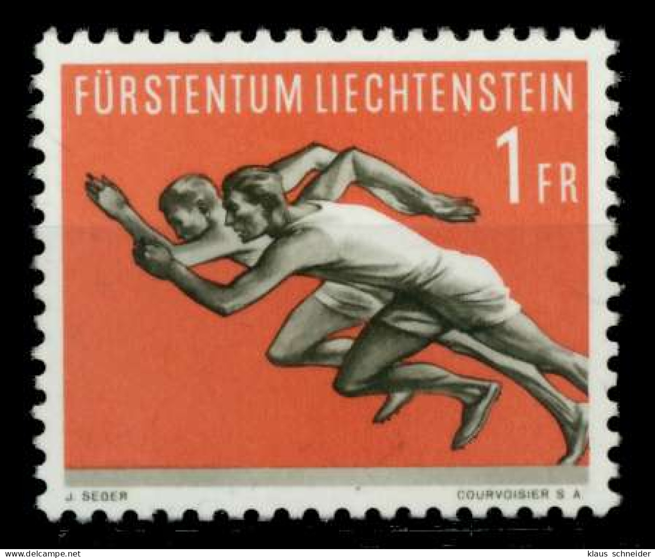 LIECHTENSTEIN 1956 Nr 345 Postfrisch X6FE6FE - Neufs