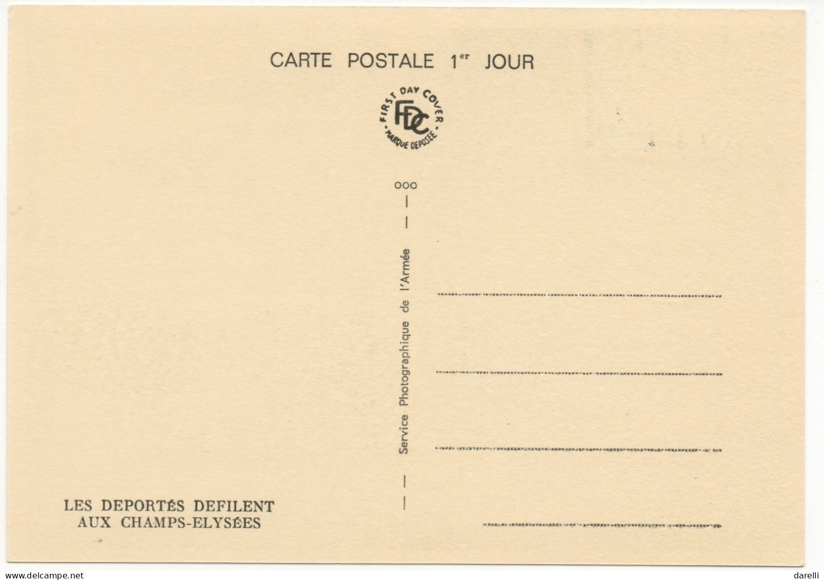 Carte Maximum 1965 - Retour Des Déportés - YT 1447 - Paris - 1960-1969