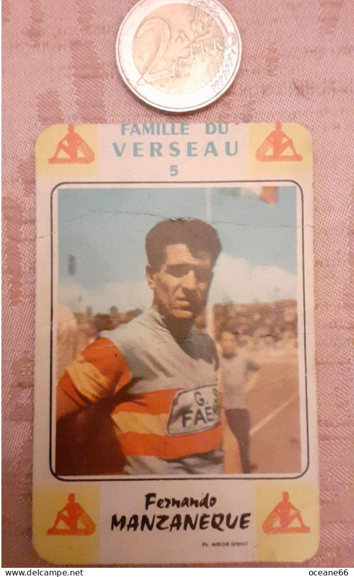Carte à Jouer Astrologique Fernando Manzaneque Verseau 5 - Cyclisme