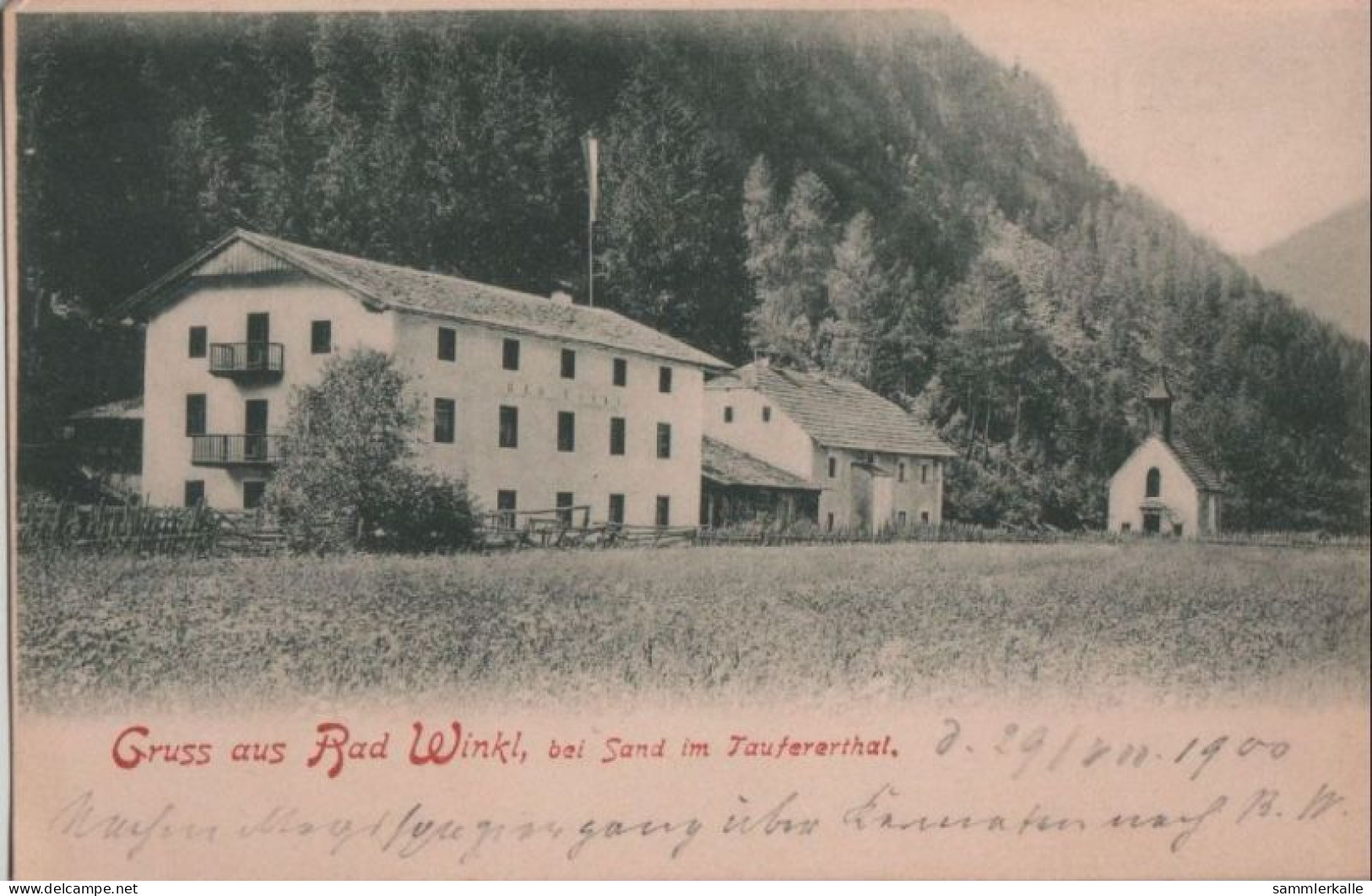 58607 - Unbekannter Ort - Bei Sand Im Taufererthal - 1900 - A Identifier