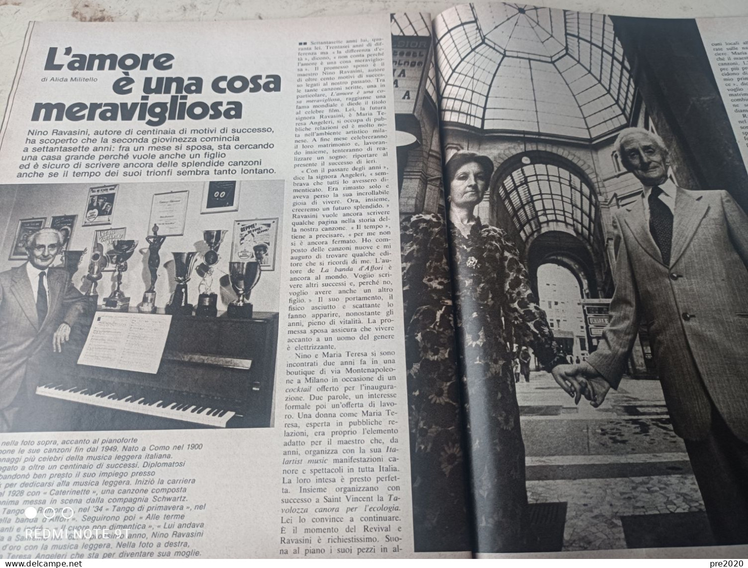 EPOCA 1977 SUB GALAPAGOS NINO RAVASINI LUCIO BATTISTI GABRIELLA FERRI - Sonstige & Ohne Zuordnung