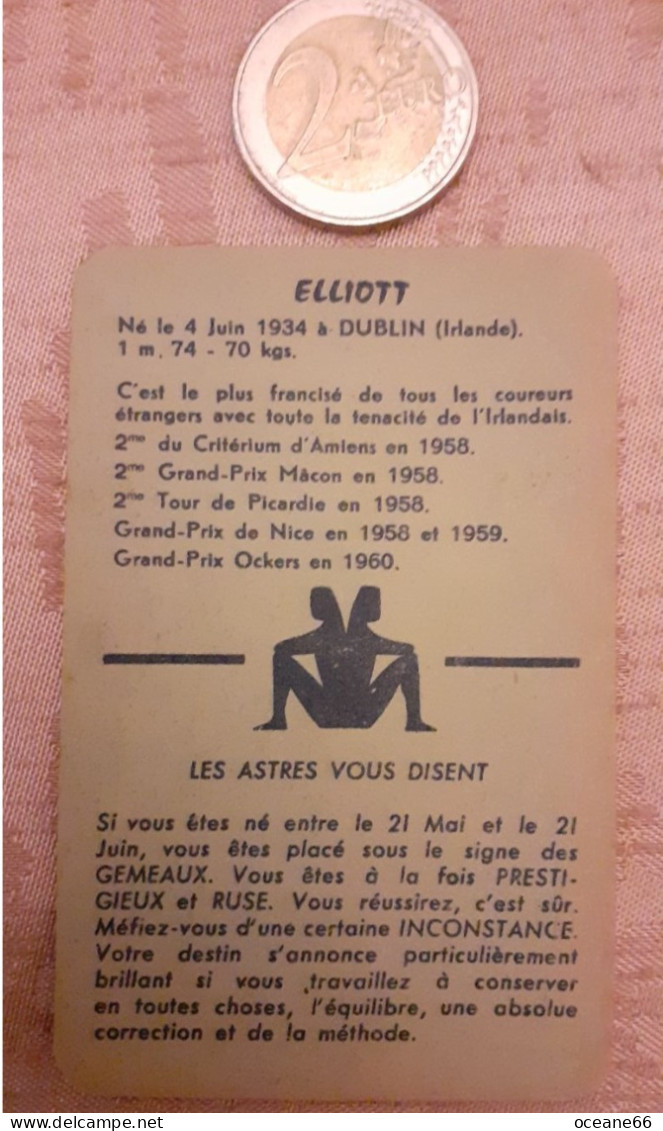 Carte à Jouer Astrologique Seamus Elliott Gemeaux  5 - Ciclismo