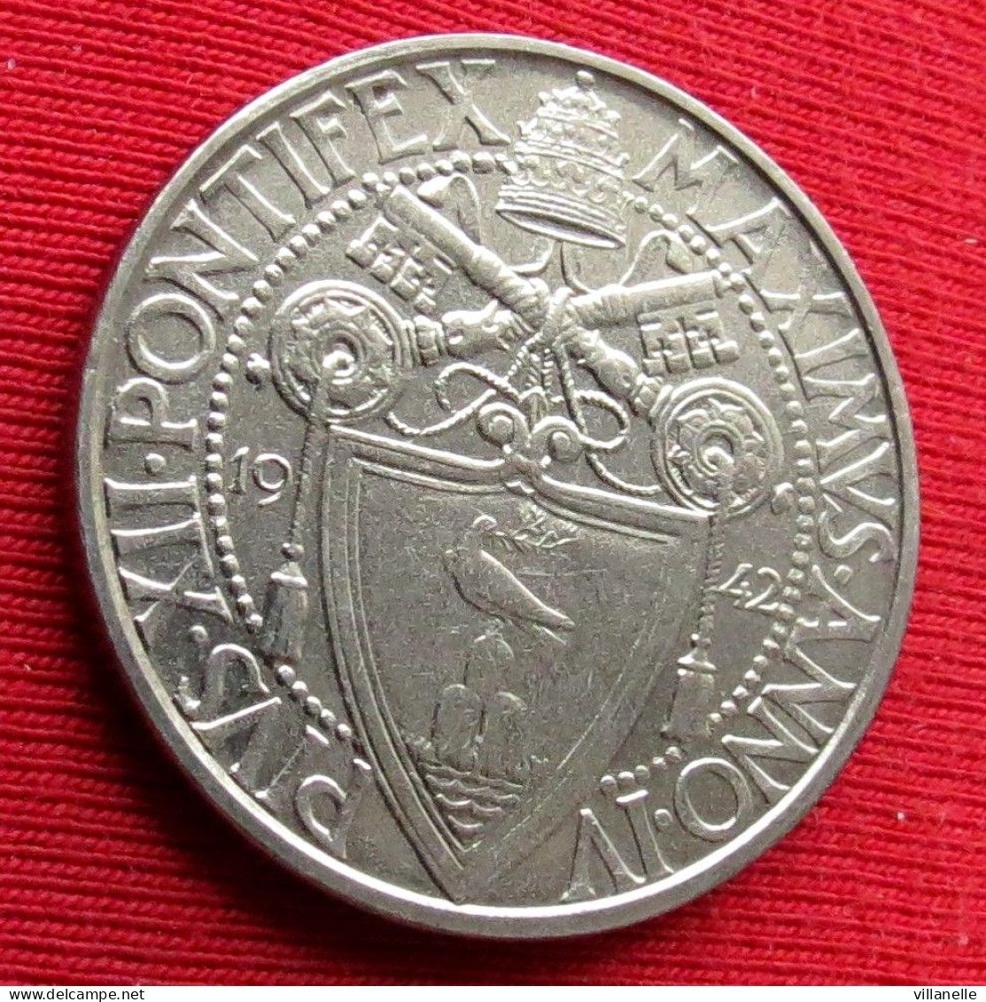 Vatican 2 Lire 1942 Vaticano    W ºº - Vatican