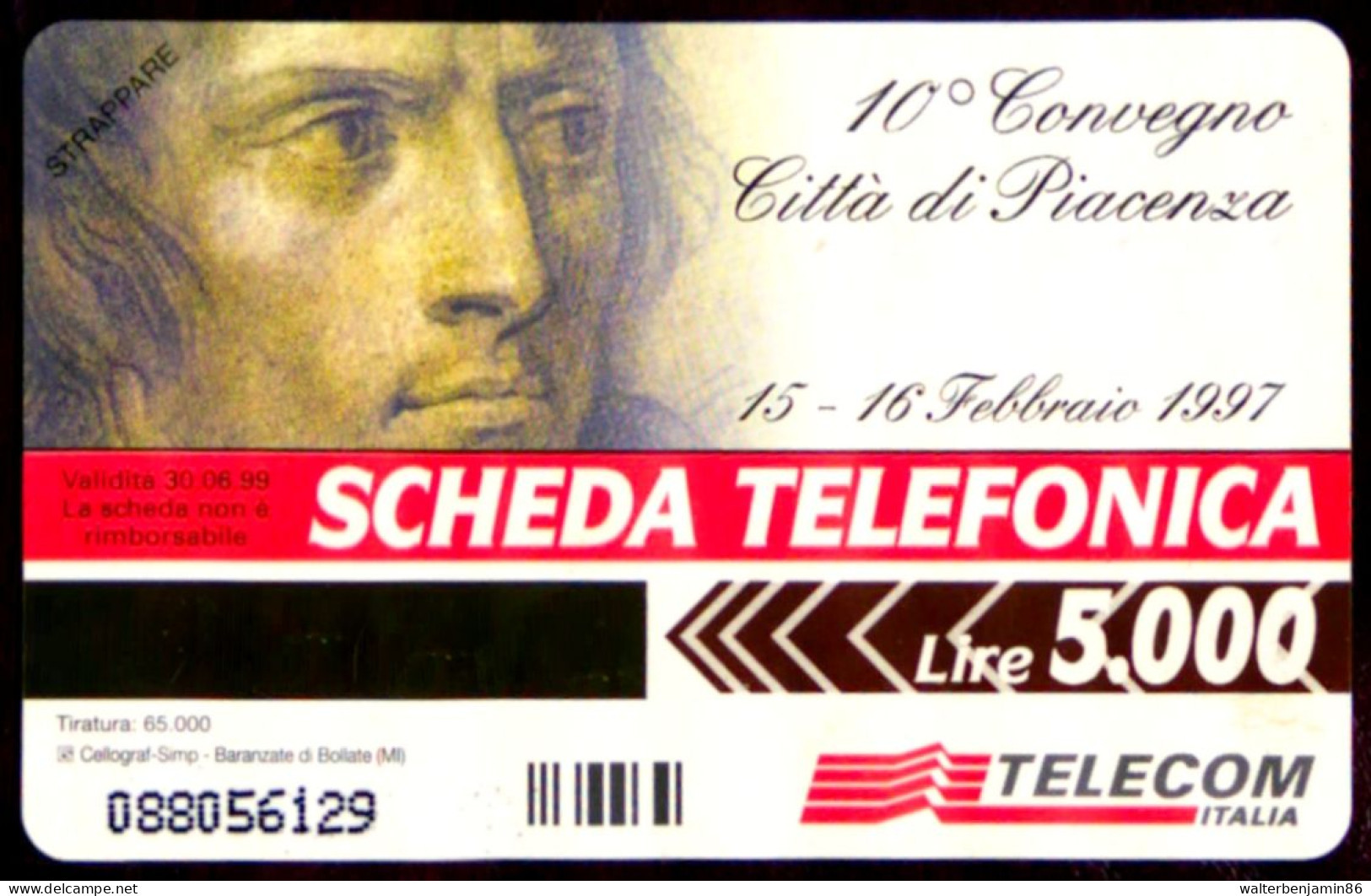 G 594 C&C 2653 SCHEDA TELEFONICA NUOVA MAGNETIZZATA NAPOLEONE IN ITALIA - Öff. Gedenkausgaben
