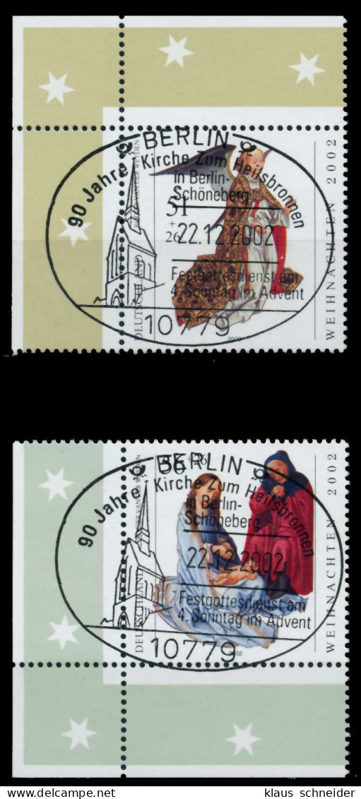 BRD 2002 Nr 2285-2286 Zentrisch Gestempelt X767DEE - Used Stamps