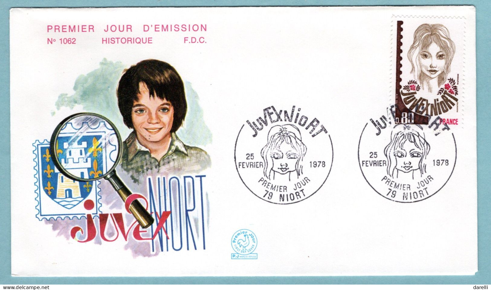 FDC France 1978 - Juvexniort - YT 2003 - 79 Niort - 1970-1979