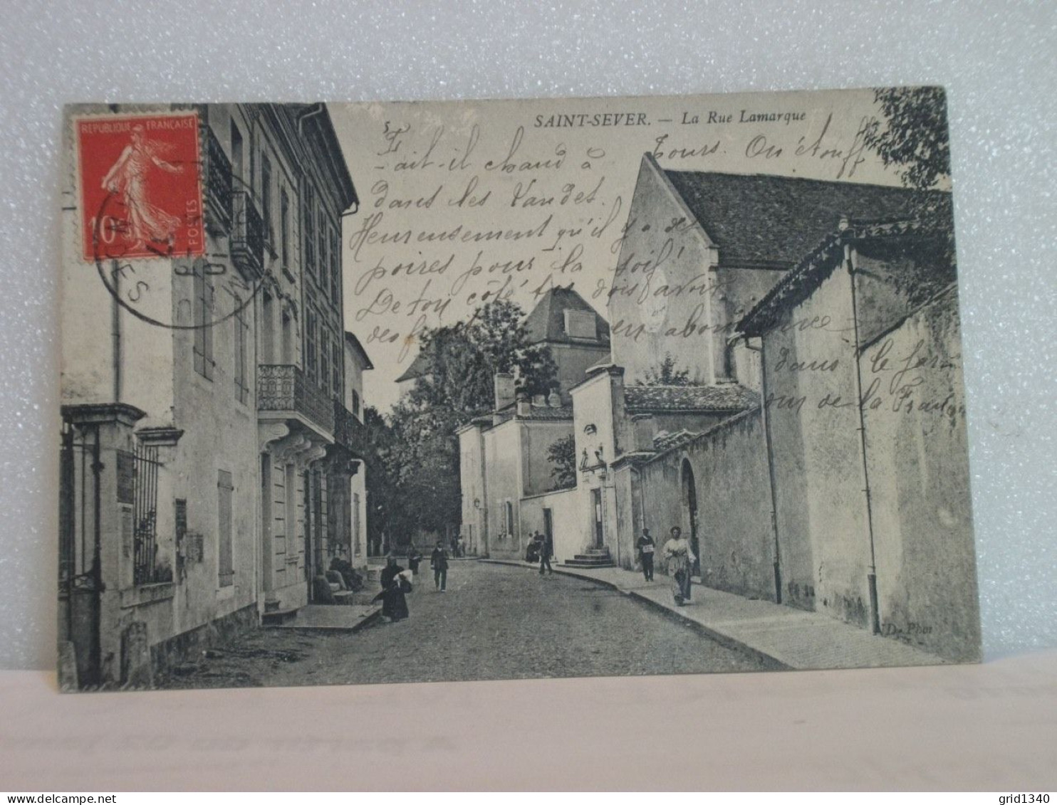 L 5288 CPA 1907 - 40 SAINT SEVER - LA RUE LAMARQUE - ANIMATION - Saint Sever