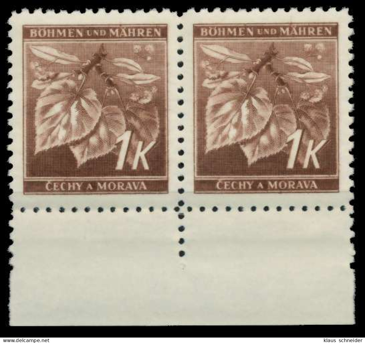 BÖHMEN MÄHREN Nr 67 Postfrisch WAAGR PAAR X76F6D6 - Unused Stamps