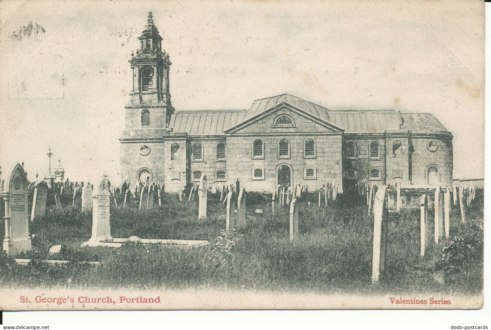 PC44030 St. Georges Church. Portland. Valentine. 1904 - Welt